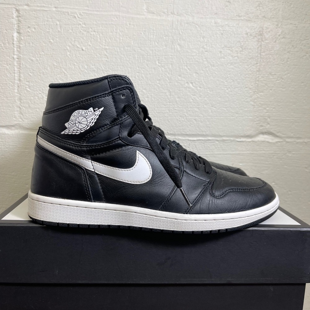Nike Air Jordan 1 Retro High Yin Yang 555088-011 Black White Sneakers Men's 11